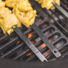 Load image into Gallery viewer, Hand Forged Broad Skewers x 4